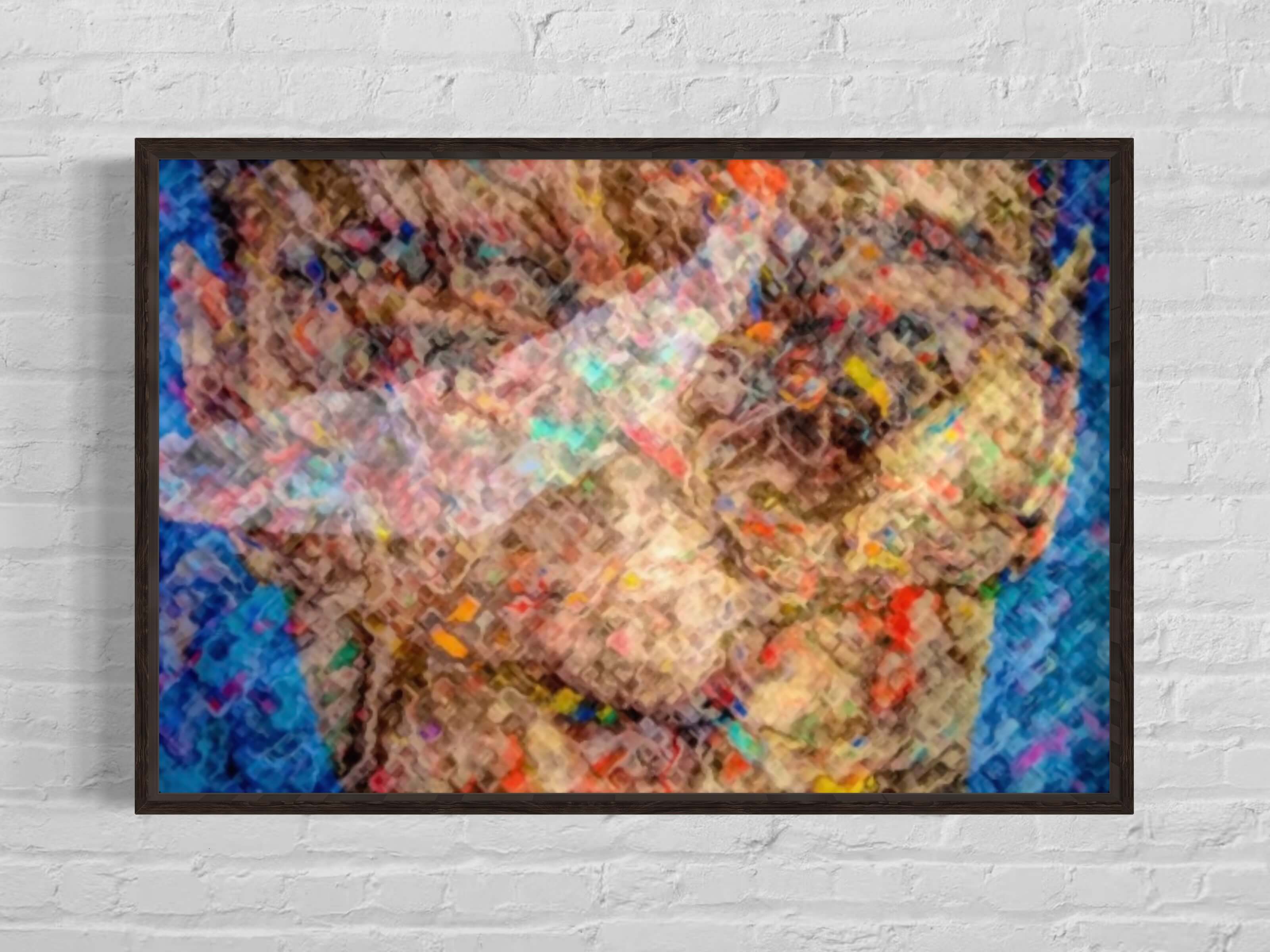 Swathe of Confusion' is an intriguing artwork that captures the struggle with societal boundaries. The canvas portrays an obstructed face with eyes down, evoking a sense of concealed emotions and inner turmoil.
